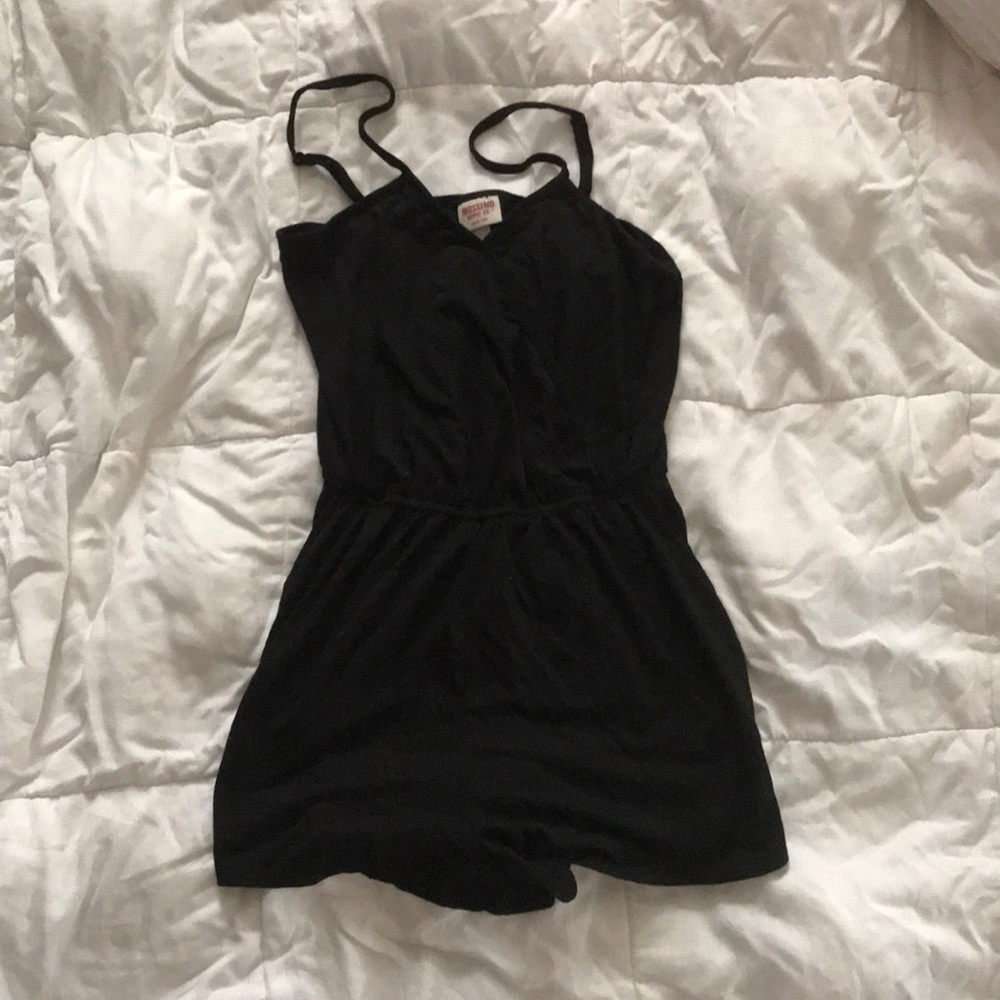 Mossimo basic black romper